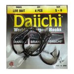 قلاب آب شوری تخصصی طعمه زنده Daiichi Live Bait Hook