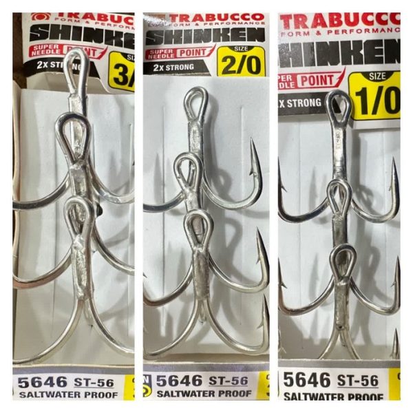 قلاب سه‌شاخ آب‌شوری Trabucco Shinken 5646 ST-56 Treble Hook