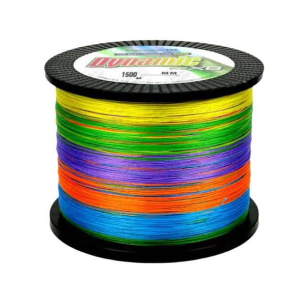 نخ براید مولتی‌کالر DYNAMIC PE X8 حلقه 1500 متری