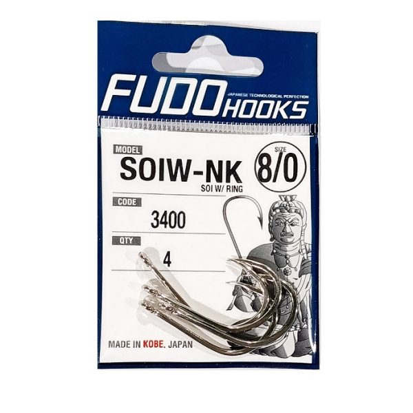 قلاب ماهیگیری فودو کد 3400 | FUDO HOOKS SOIW_NK