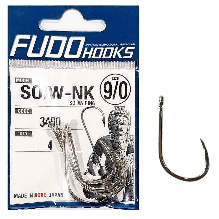 قلاب ماهیگیری فودو کد 3400 | FUDO HOOKS SOIW_NK