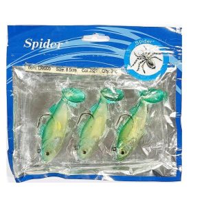 لور ژله‌ای قلاب‌دار اسپایدر مدل LW005 | SPIDER LW005 بسته 3 عددی