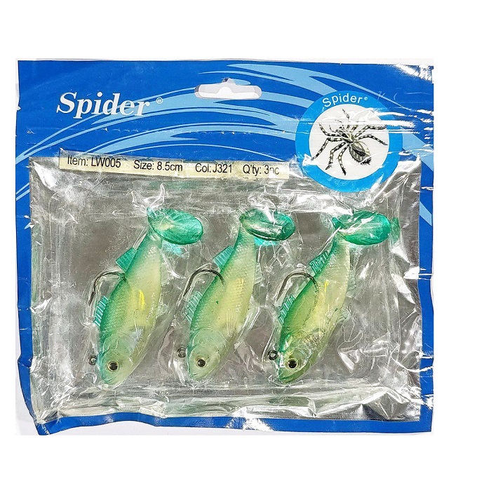 لور ژله‌ای قلاب‌دار اسپایدر مدل LW005 | SPIDER LW005 بسته 3 عددی