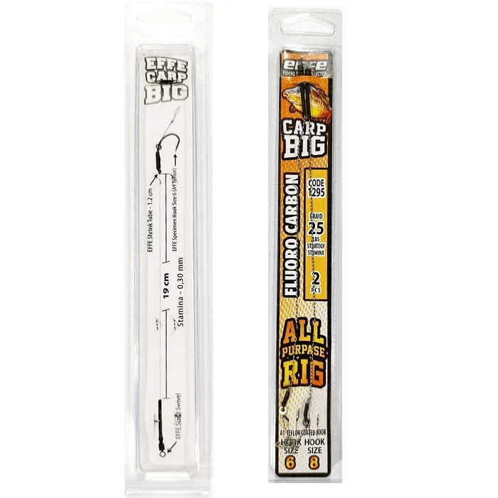 ریسه آماده کپوری مارک افه مدل BIG CARP 1295 | سایز قلاب 6 و 8 | تست 25 پوند ریسه آماده کپوری مارک افه مدل BIG CARP 1295 | سایز قلاب ۶ و ۸ | تست ۲۵ پوند