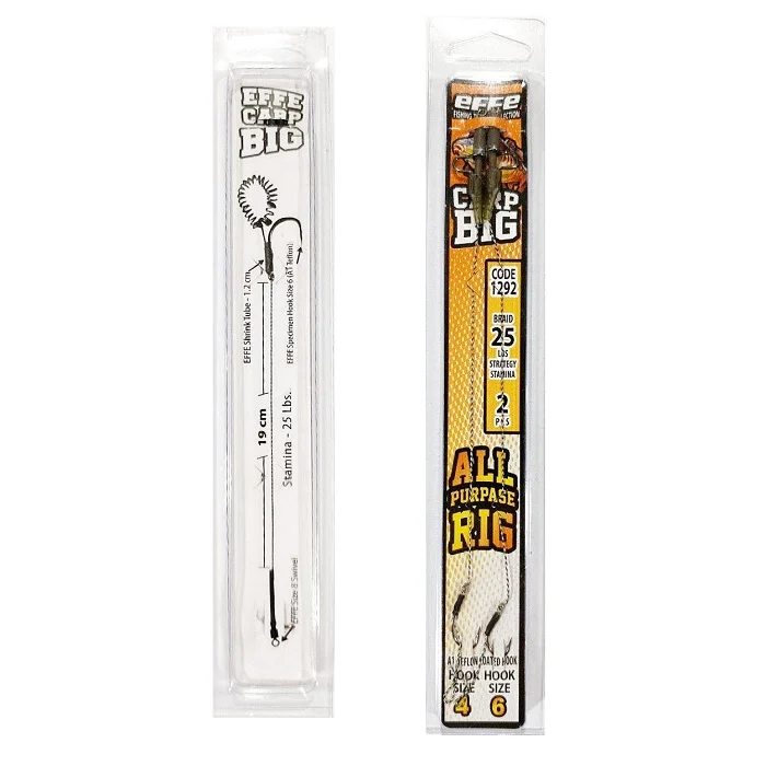 ریسه آماده کپوری مارک افه مدل BIG CARP 1292 | سایز قلاب 6 و 4