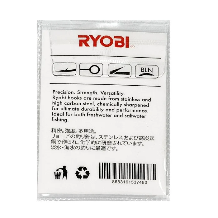 قلاب ماهیگیری ریوبی RYOBI RY-1010 (بسته 7 عددی)